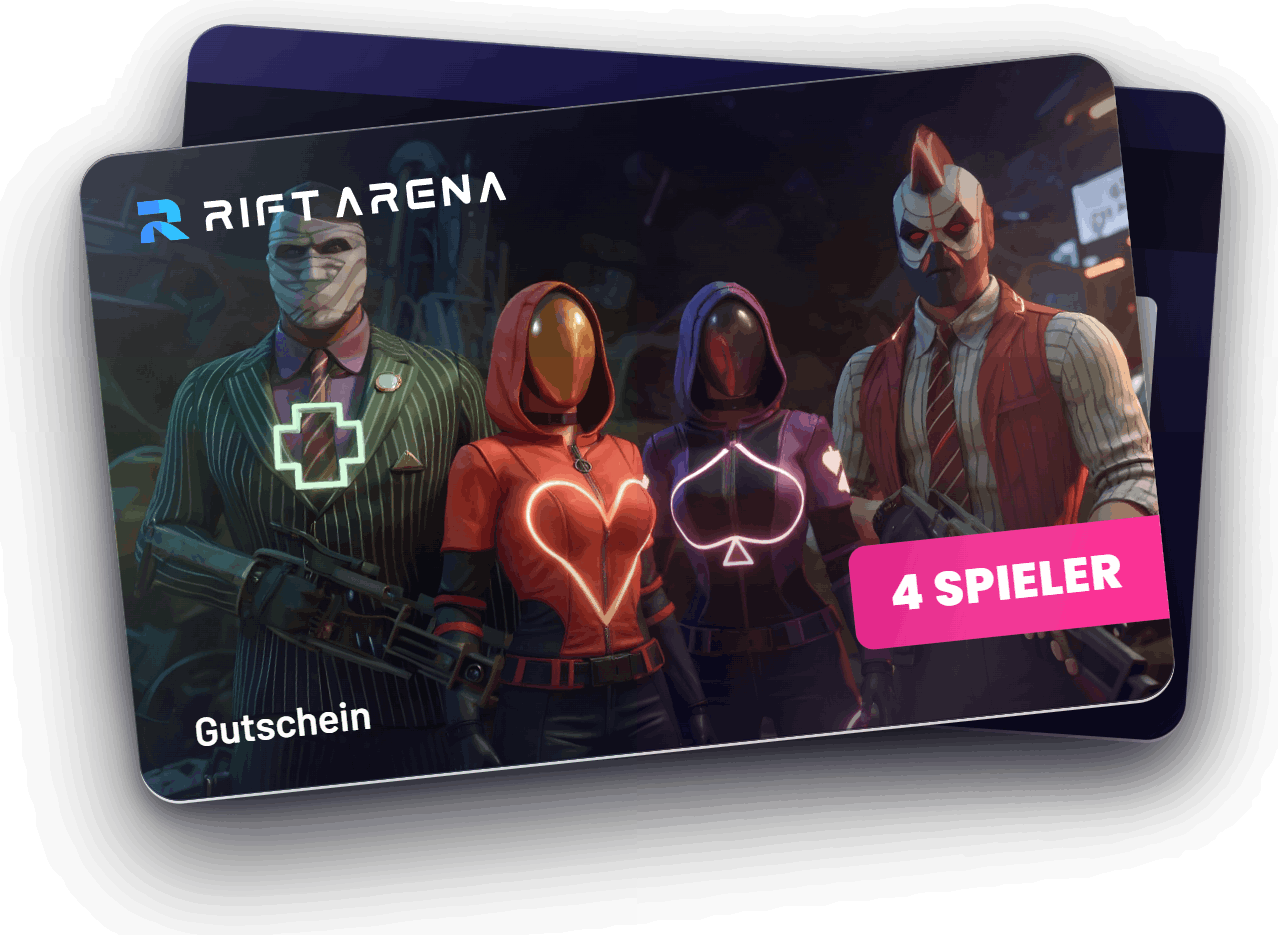 RiftArena Geschenkkarte für 4 Spieler